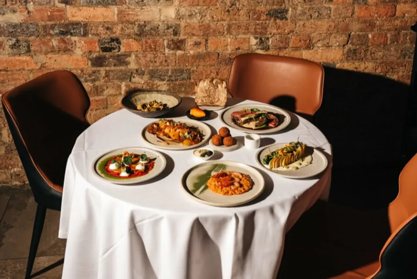 Delicious dishes on display at Al Dente Enoteca, a restaurant in Melbourne.
