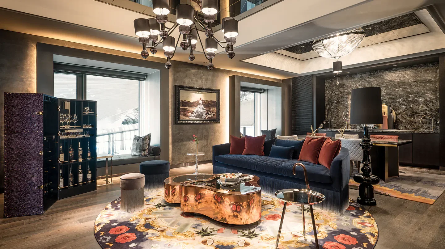 Luxury interior of Art Paradiso Boutique Hotel in Seoul featuring stylish furnishings.