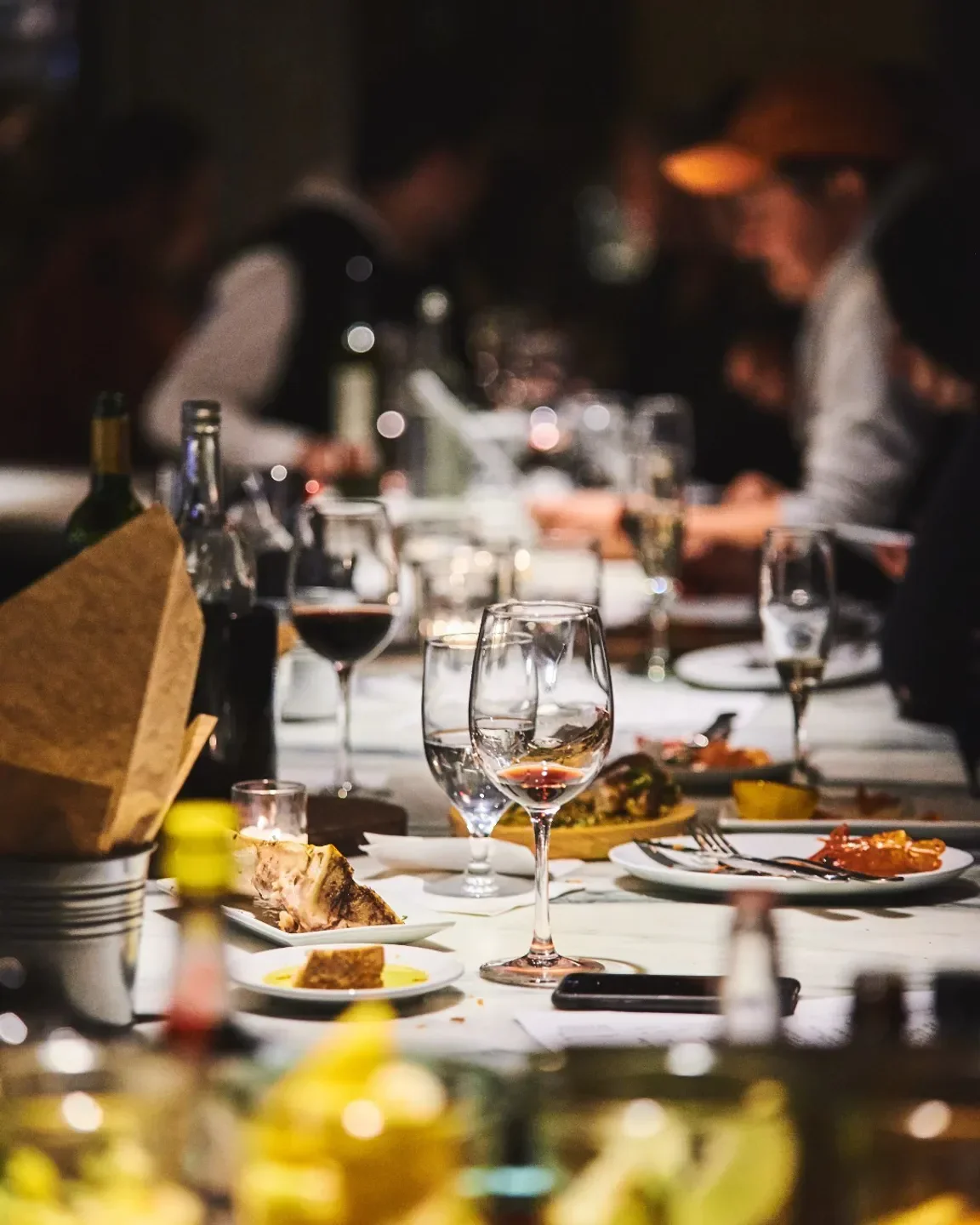 Cozy dining experience at Barcelona Wine Bar - Charlotte with glasses of wine in Charlotte.