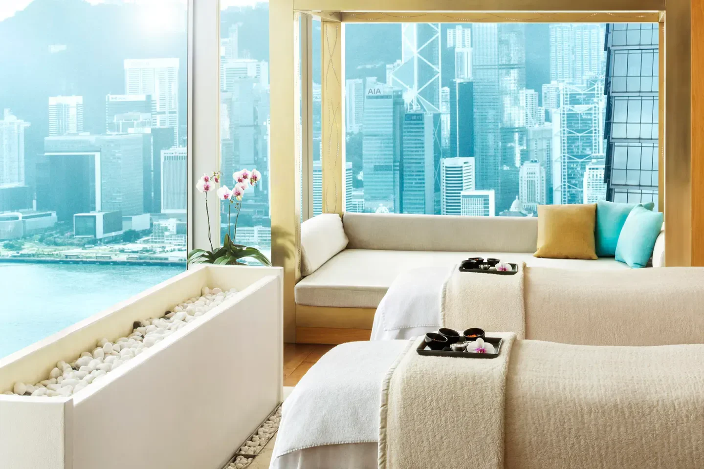 Bliss Spa at W Hong Kong offers a relaxing spa experience with stunning city views in Hong Kong.