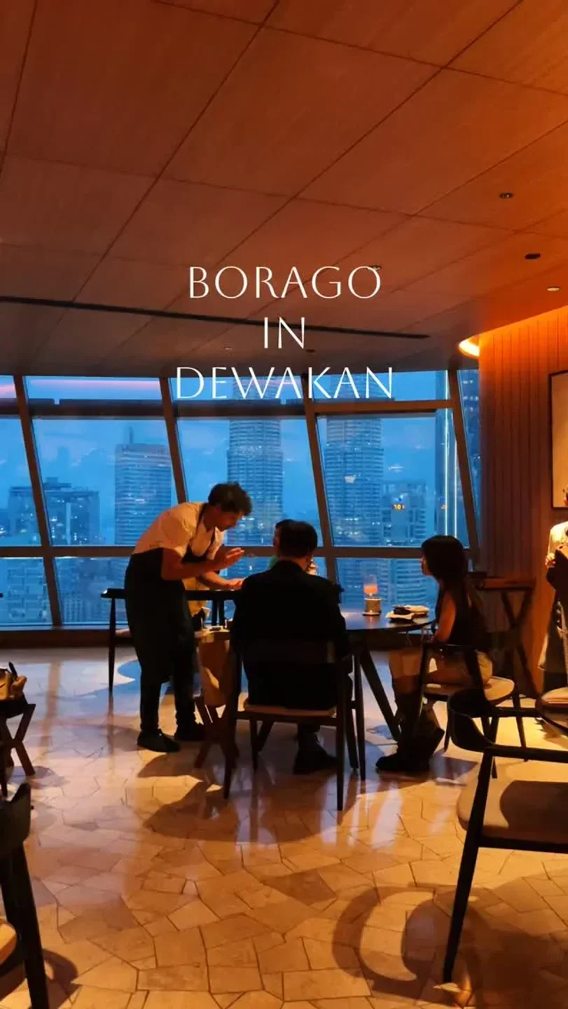 Boragó in Santiago: Fine dining experience with city views and attentive service.