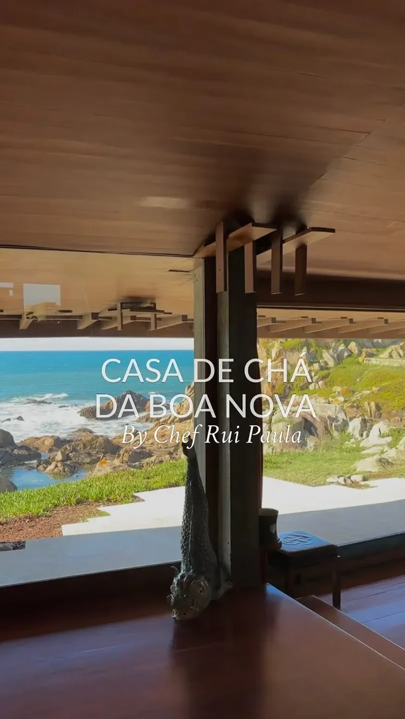 Casa de Chá da Boa Nova in Porto offers stunning ocean views, a perfect restaurant setting.