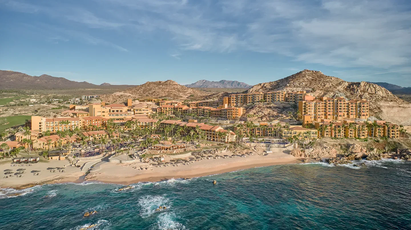 Aerial view of Grand Fiesta Americana Los Cabos All Inclusive Golf & Spa in Cabo San Lucas