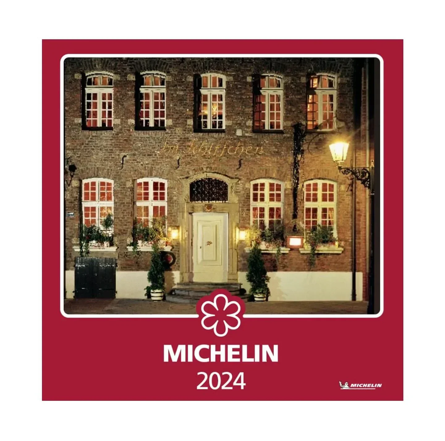 Exterior view of Im Schiffchen restaurant in Düsseldorf, Germany. Michelin 2024.