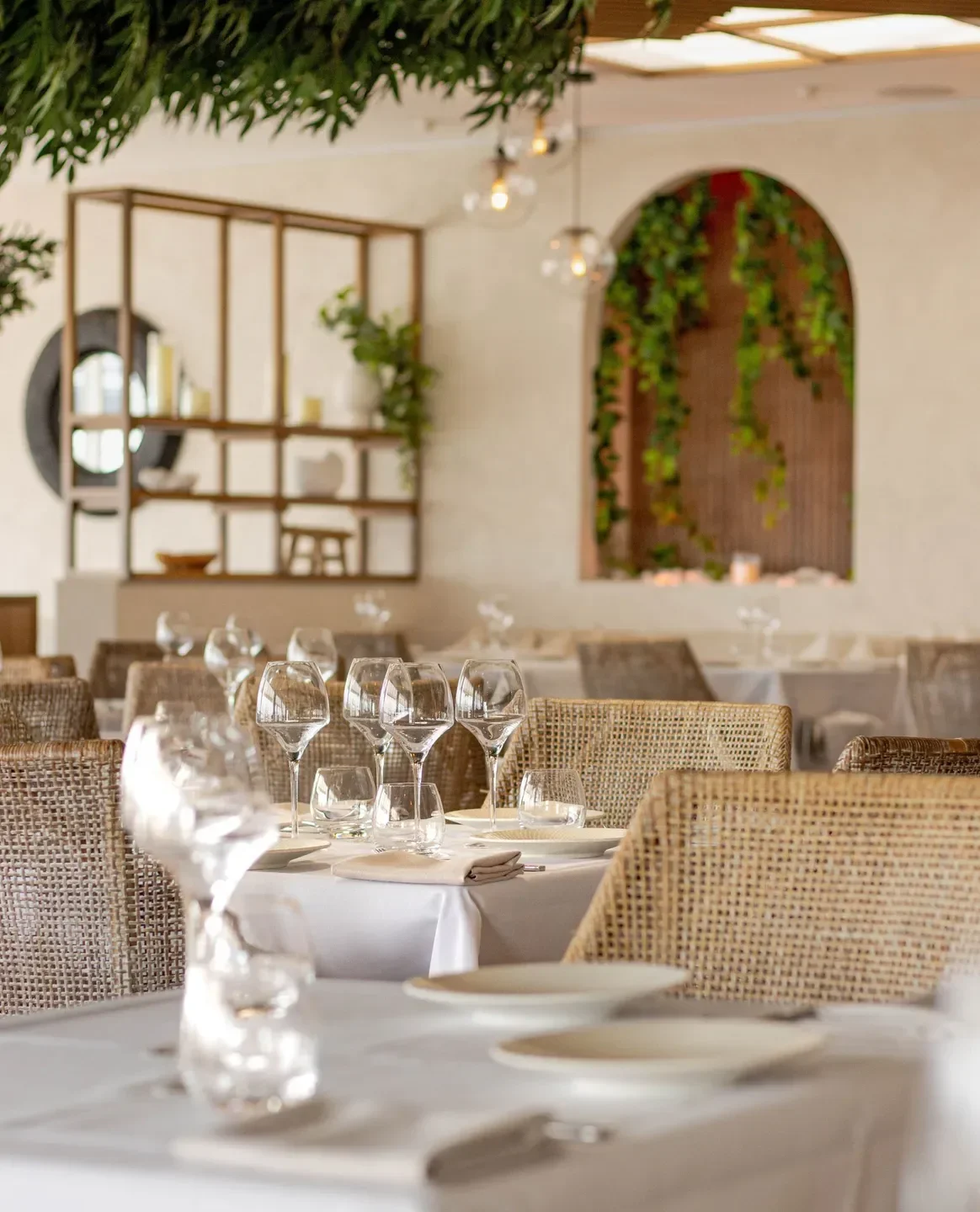Elegant dining interior at La Luna Dining, showcasing the beauty of Gold Coast's restaurant scene.