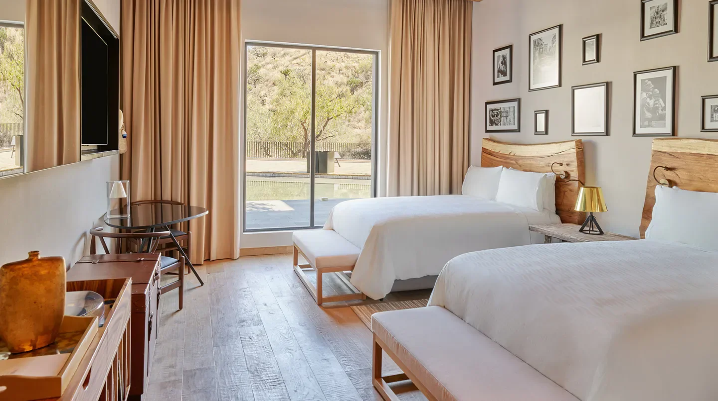 Stylish hotel room at Live Aqua Urban Resort San Miguel de Allende, San Miguel de Allende