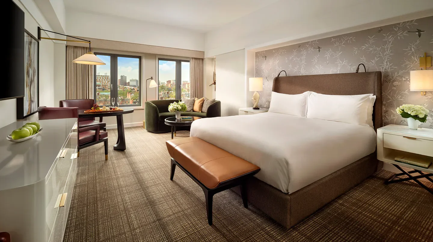 Mandarin Oriental, Boston hotel room with city views from Boston windows