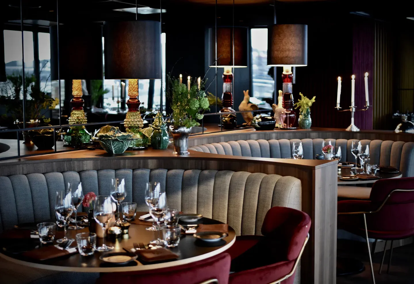 Cozy dining area at Norda - Oslo, featuring elegant decor and intimate seating in Oslo.