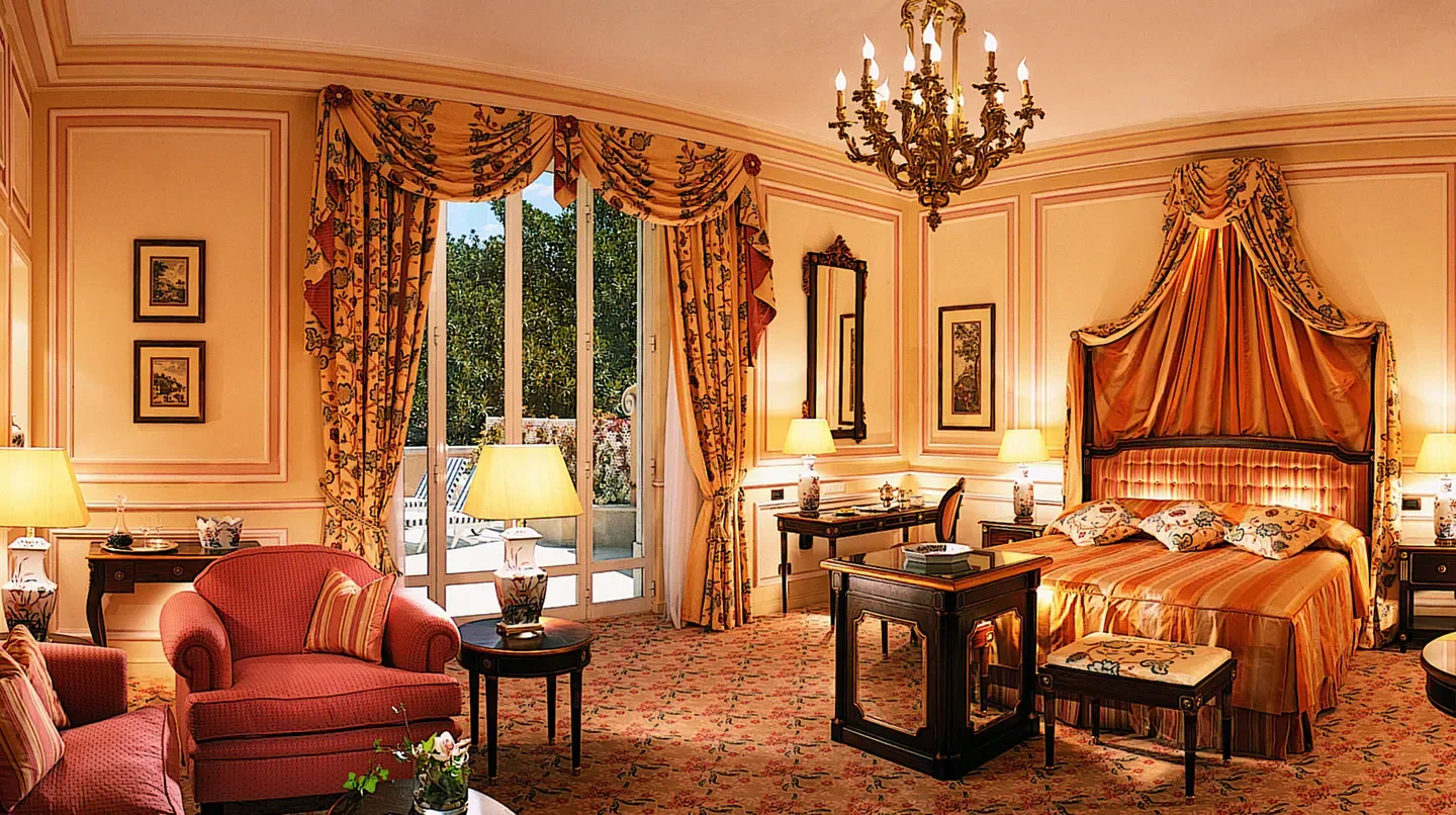 Elegant bedroom at Olissippo Lapa Palace in Lisbon, featuring classic design and luxury.