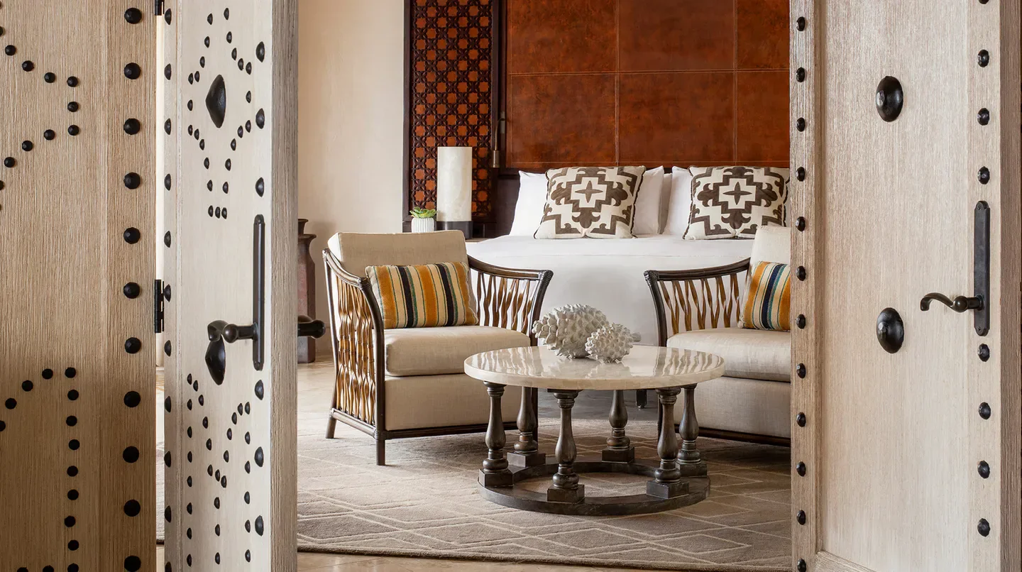 Interior view of a room at One&Only Palmilla, Los Cabos Resort in Cabo San Lucas.