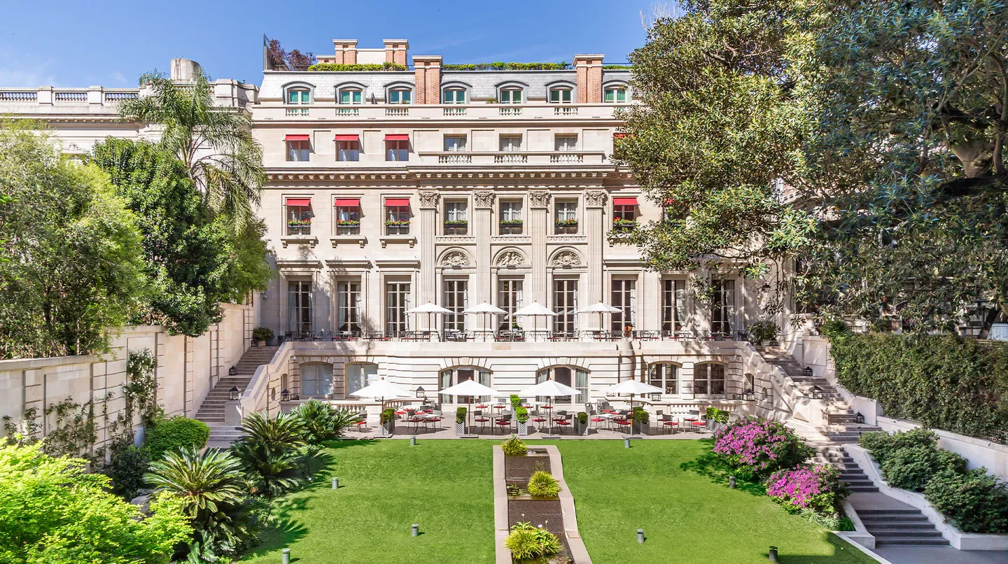 Exterior view of Palacio Duhau - Park Hyatt Buenos Aires, a luxury hotel in Buenos Aires