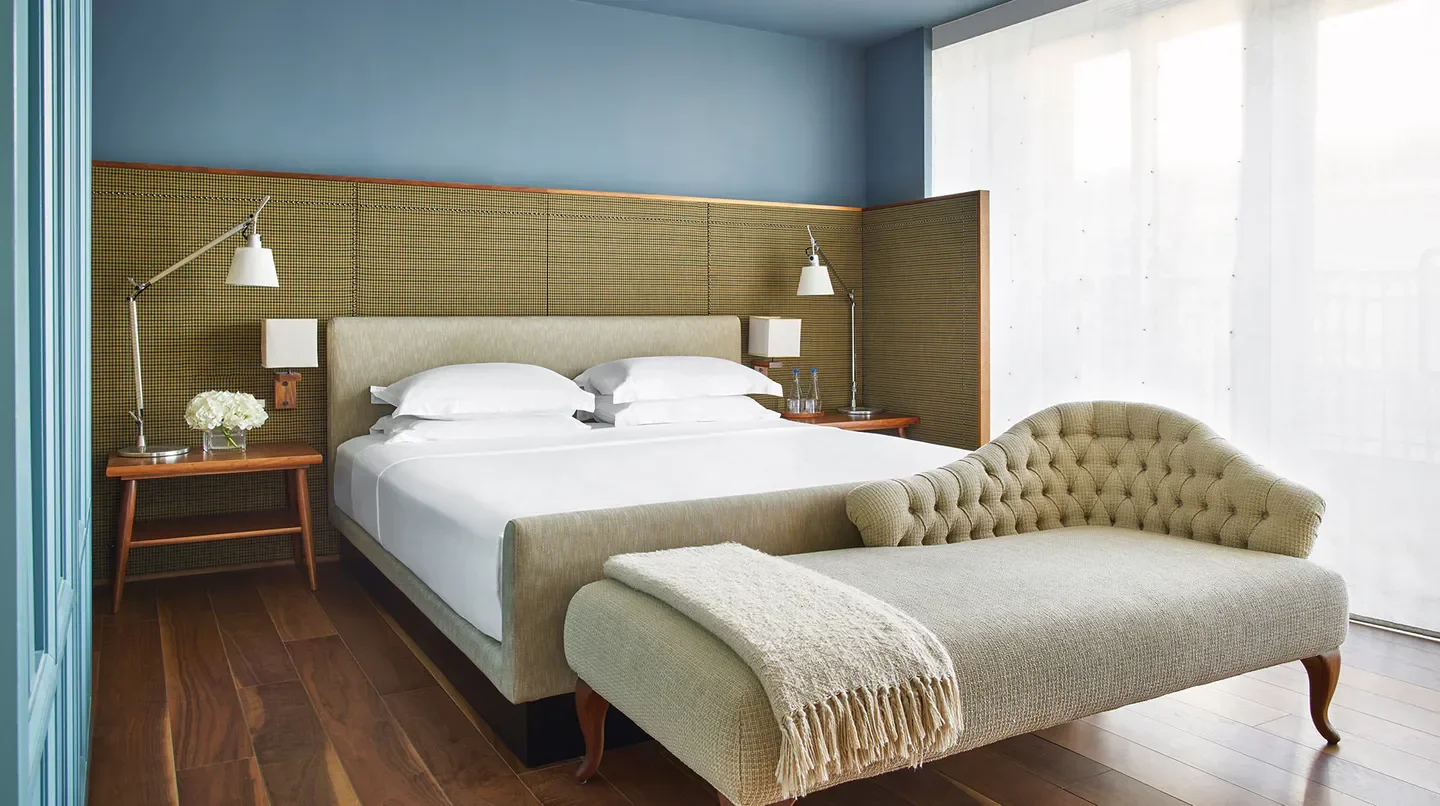 Cozy bedroom at Park Hyatt Washington D.C., showcasing stylish design in Washington.
