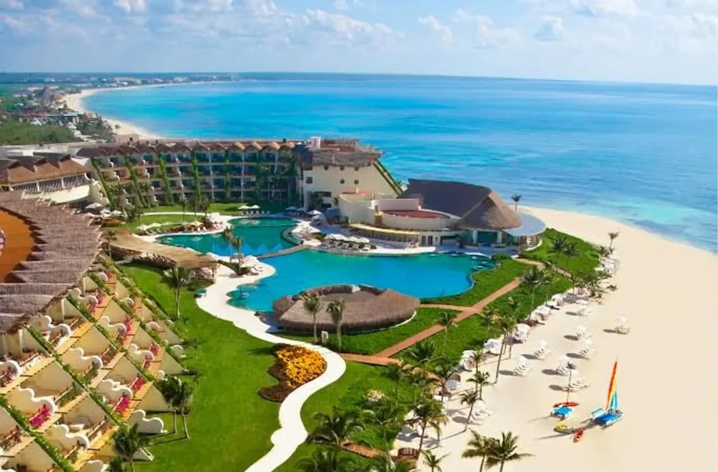 Aerial view of SE Spa at Grand Velas Riviera Maya, luxury spa in Riviera Maya