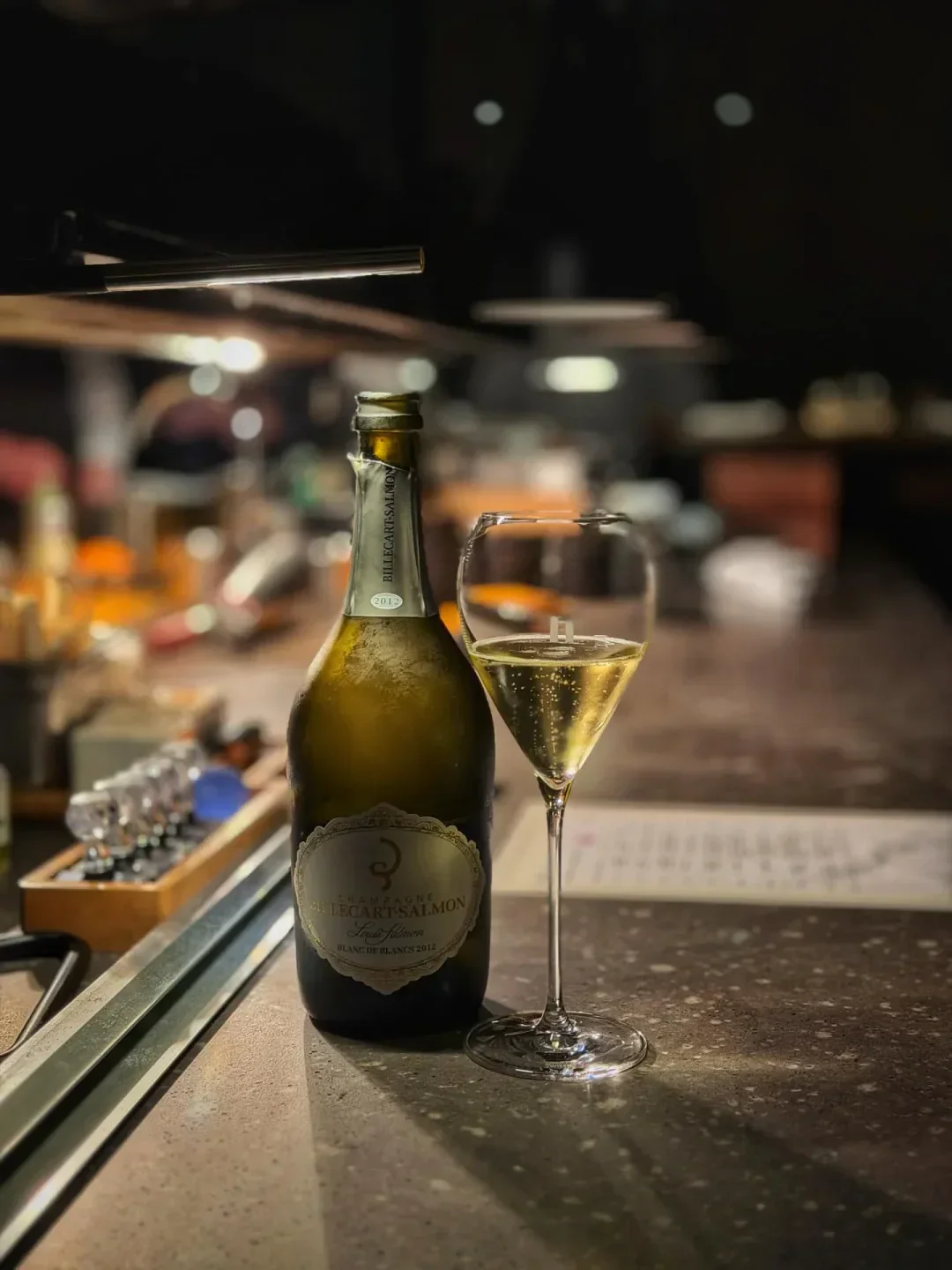 Billecart-Salmon champagne at Taian Table - Guangzhou, a fine dining restaurant in Guangzhou.