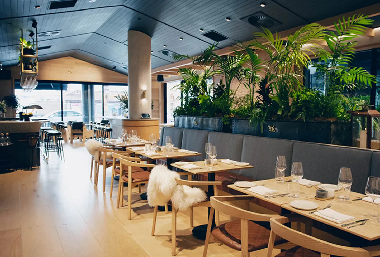 Interior dining at The Lodge Bar - Auckland | Rodd & Gunn in Auckland, New Zealand.
