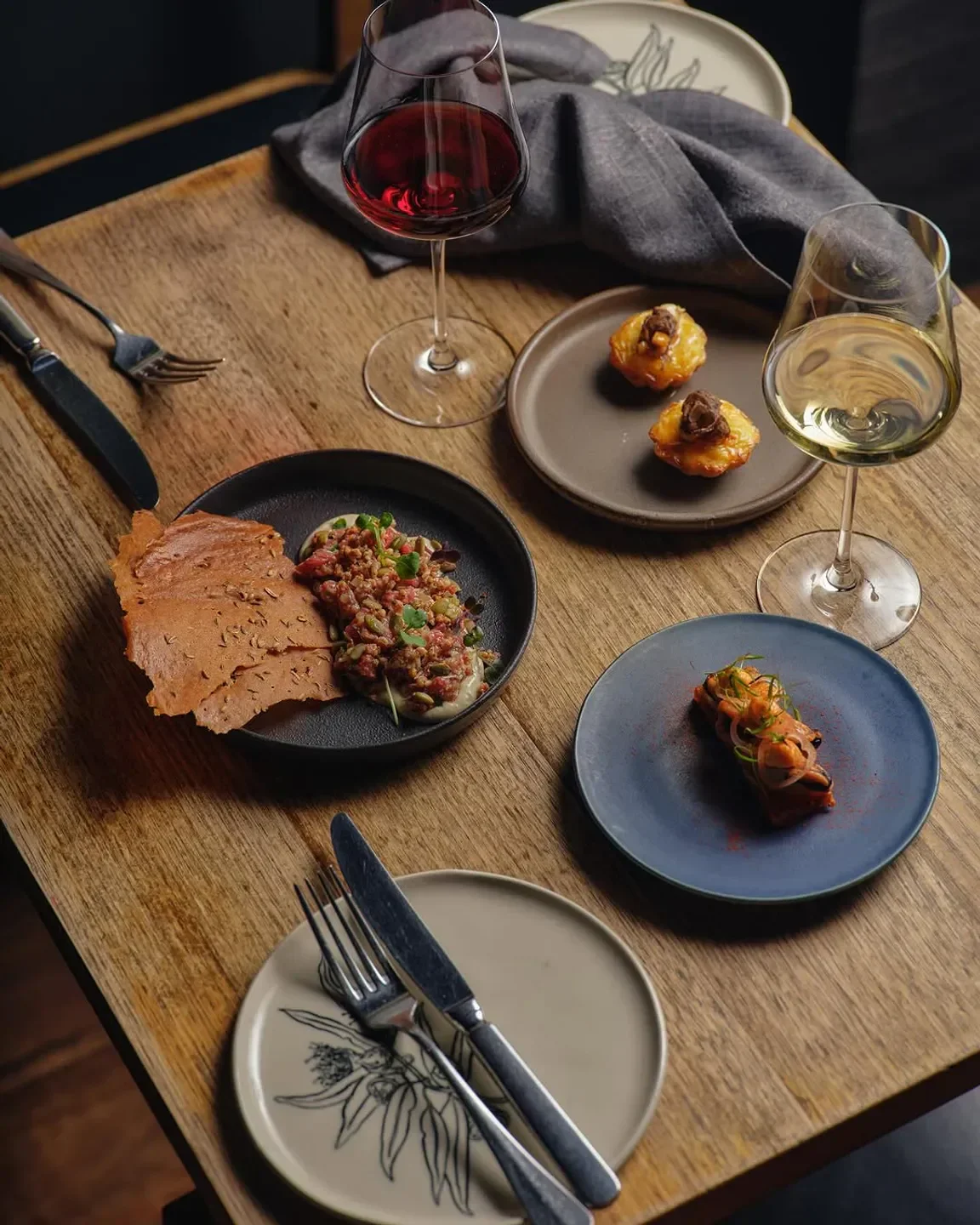 Delicious food and wine at The Recreation Bistro & Bottleshop in Melbourne.