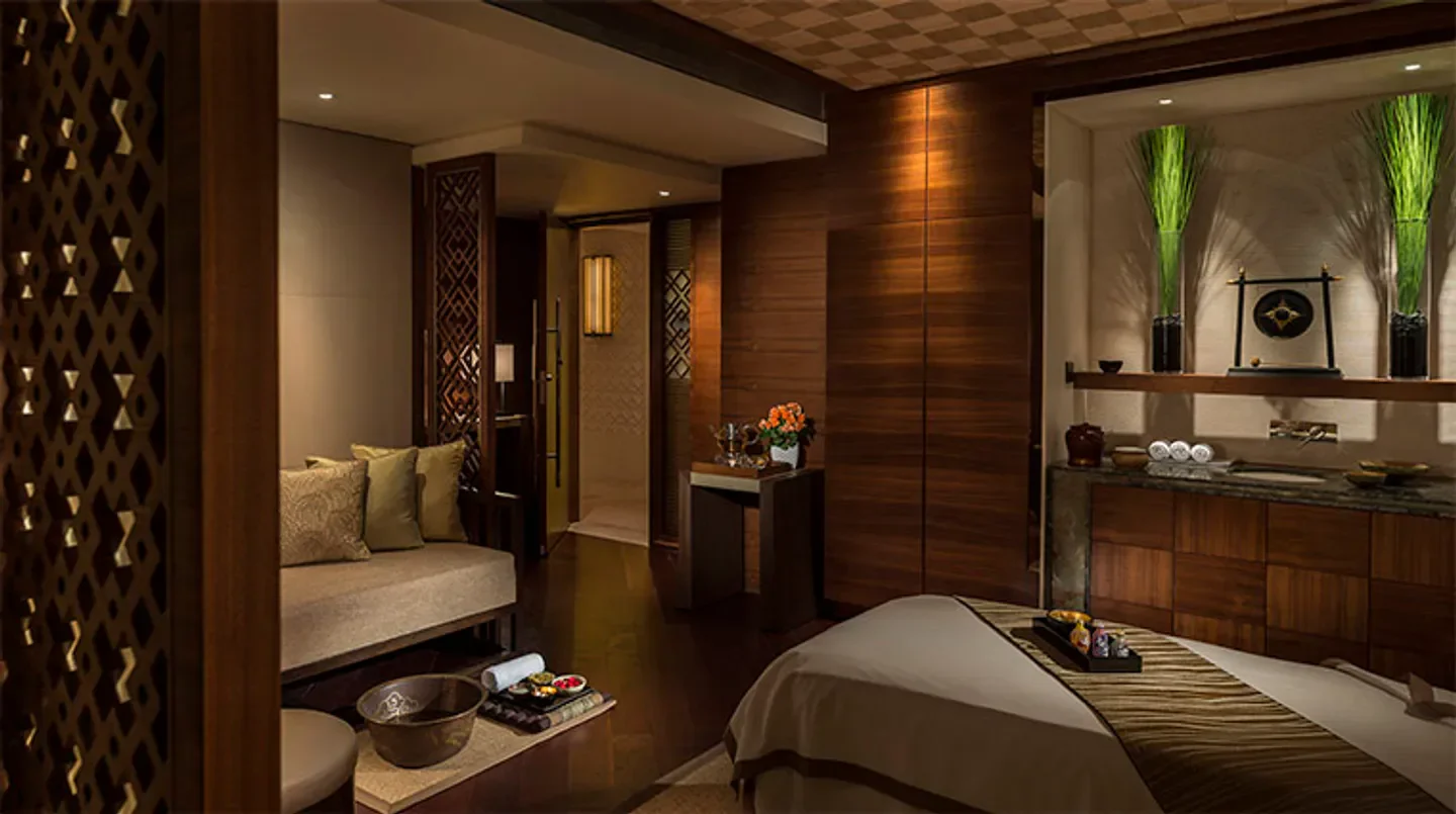 Interior of The Spa at Four Seasons Hotel Beijing, a relaxing spa in Beijing