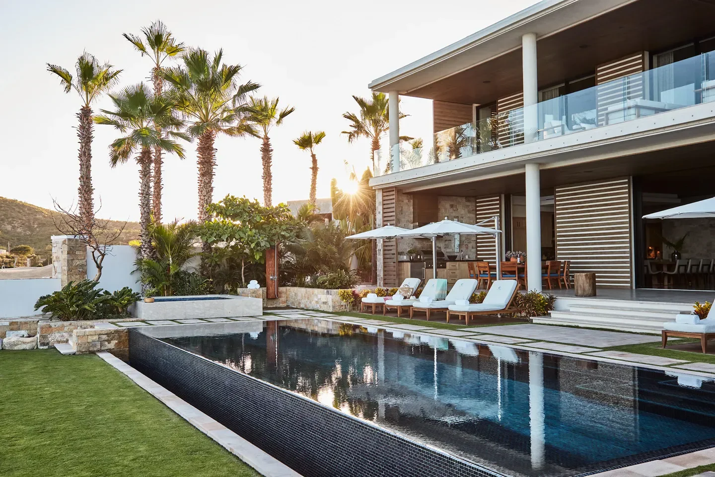 Luxury pool and spa at THE WELL at Chileno Bay in Los Cabos