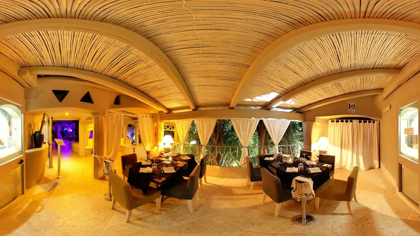 Interior view of Toy Room nightclub in Porto Cervo, featuring stylish seating and design.