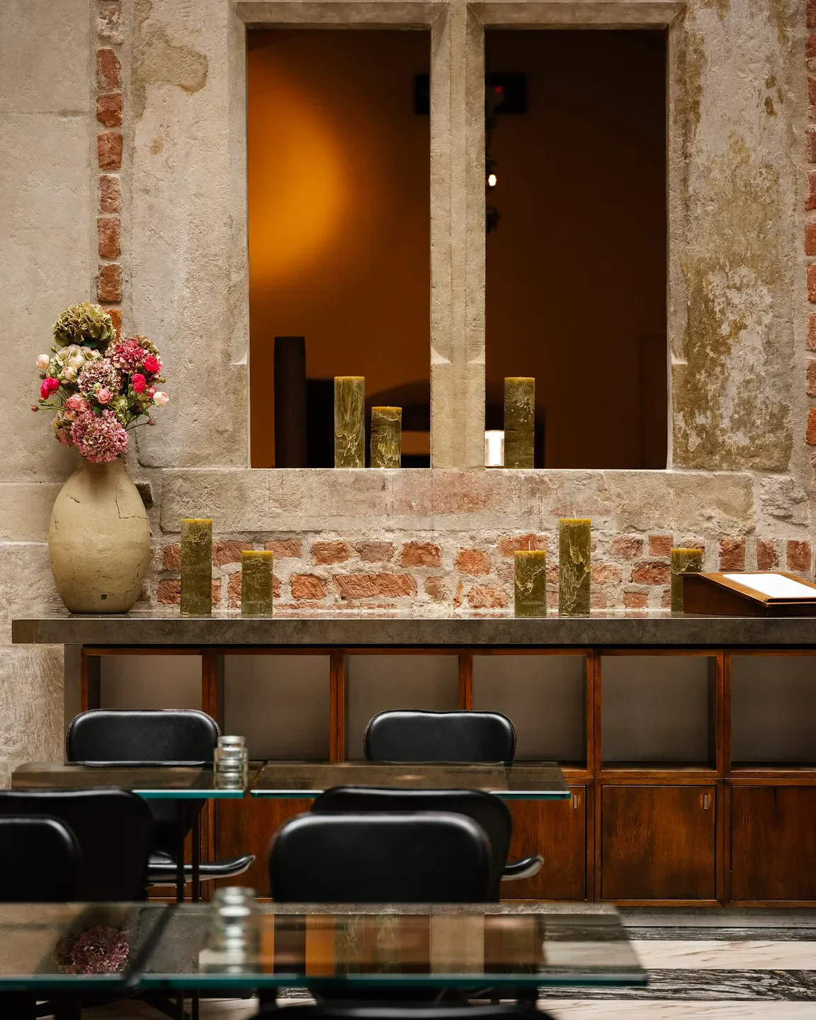 Interior of Trzy Rybki - 3 RYBKI restaurant in Krakow with stylish decor and ambiance