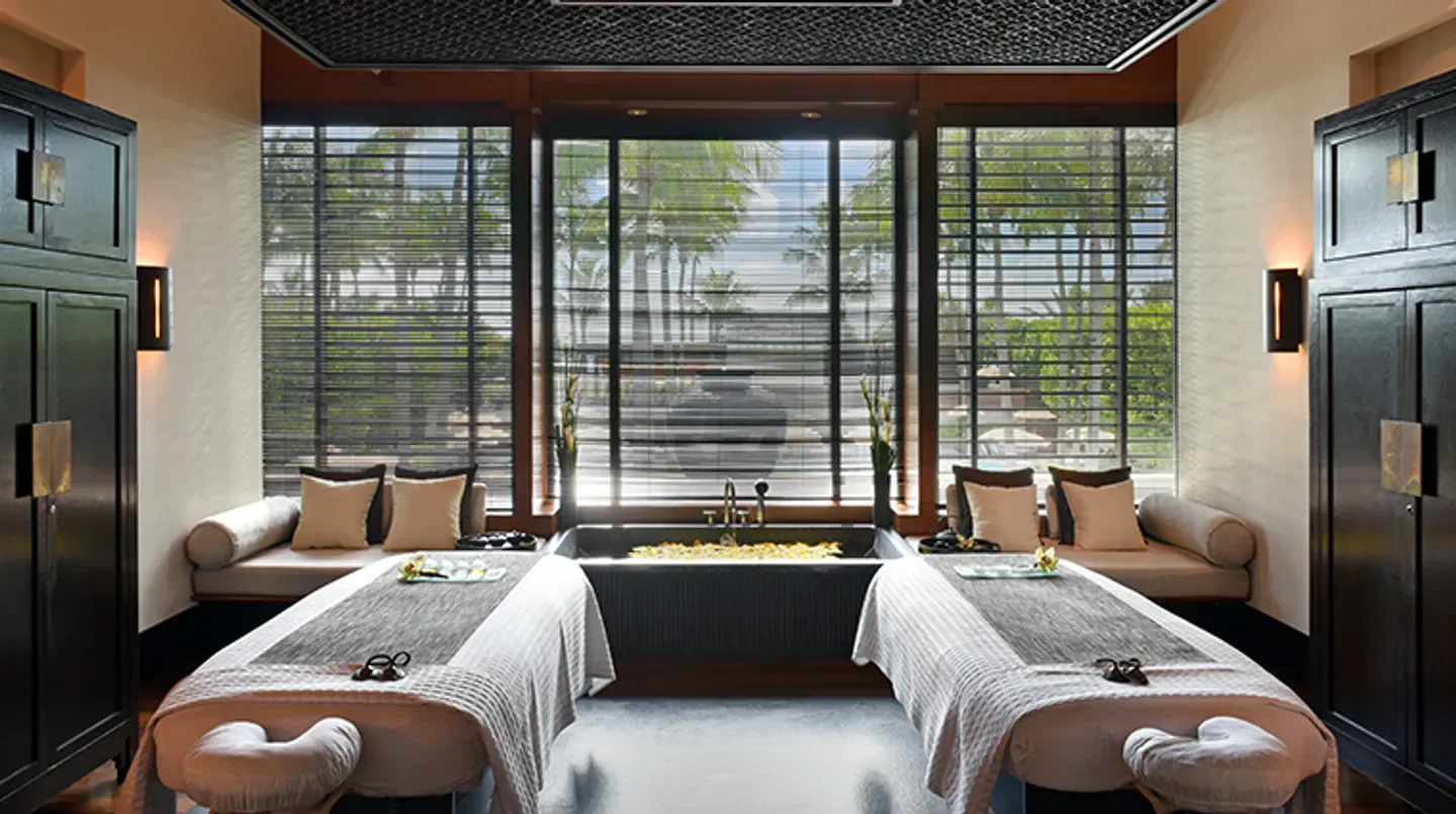 Spa treatment room at Valmont for The Spa at The Setai, Miami Beach, Miami
