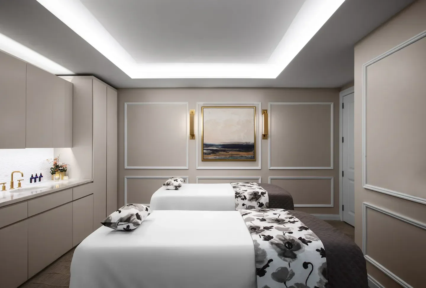 Elegant spa room at the Waldorf Astoria Spa Washington DC, perfect for relaxation in Washington.
