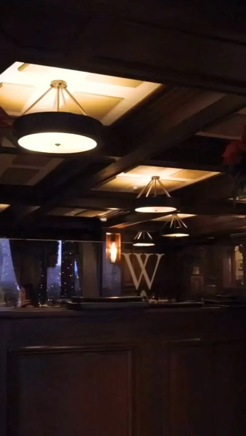 Interior of Wolfgang's Steakhouse Waikiki in Honolulu with elegant lighting
